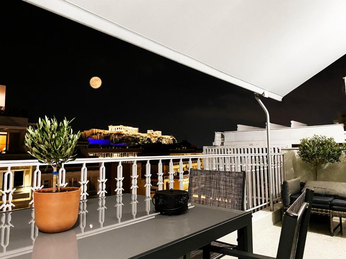 Parthenon And Syntagma Square View Apartment Athen Eksteriør billede