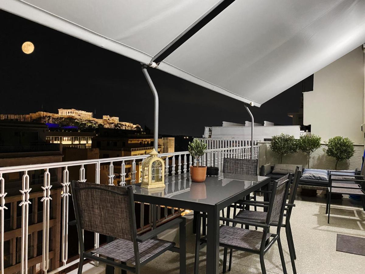 Parthenon And Syntagma Square View Apartment Athen Eksteriør billede