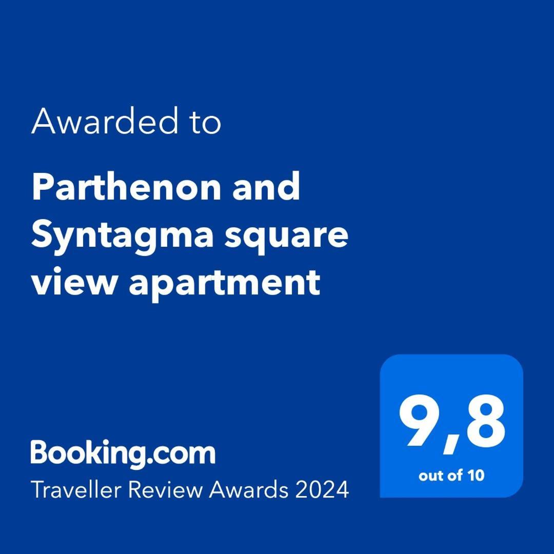 Parthenon And Syntagma Square View Apartment Athen Eksteriør billede